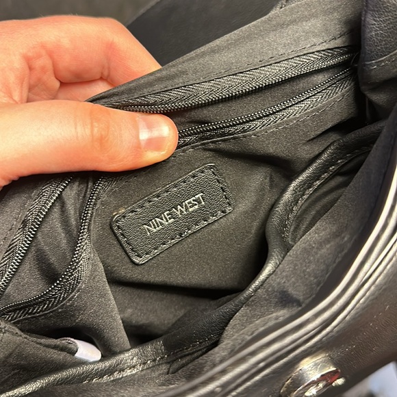 Cute black nine west backpack - Picture 4 of 5